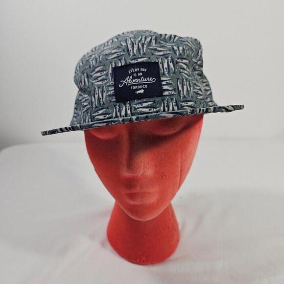 Toad and Co. Hat, Snapback Trucker Cap/Hat Lifhtweight Fish Outdoorsy Fishing - Picture 1 of 6